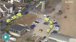 Young girl critically ill in hospital after three people from same family drowned in sea at Shoreham