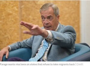 Farage pledges to shut down asylum system